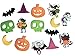 120 Piece Halloween Monster Foam Shape Stickers- Werewolves, Vampires, Pumpkins, Bats, and More!