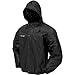 Frogg Toggs Pro Action Rain Jacket, Women's, Black, Size Medium