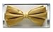 BOWTIE SILK Solid GOLD Color Men's Bow Tie Tuxedo Ties BowTies
