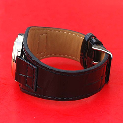 US 1937 Indian Head Buffalo Nickel Coin Magnetic Golf Ball Marker Black PU Faux Leather Golf Bracelet