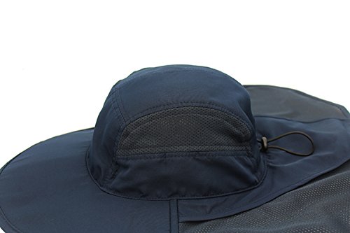 GG ST Sonnenhut Herren Damen UPF 50+ Outdoor UV Summer Cap mit Nackenschutz Hiking Fischerhut Strand Faltbar Safari… – Bild 5
