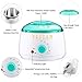 【Rosemary Essential Oil】Yeelen Wax Warmer Hair Removal Waxing Kit with 10.58oz Essential Oil Hard Wax Beans, 10 Wax Applicator Spatulas and 5 Wax Collars for Body, Face, Legs, Bikini Area