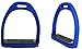 PRORIDER Horse Saddle English Composite Light Weight Stirrups 4-1/2″ Wide Blue 51113BLthumb 2