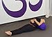 YogaAccessories Supportive Round Cotton Yoga Bolster - Purple