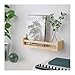 Ikea 4 Wooden Spice Rack Nursery Book Holder Kids Shelf Kitchen Bathroom Accessory Storage Organizer Birch Natural Wood Bekvam, Garden, Lawn, Maintenance