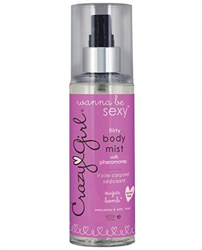 Classic Erotica Classic Erotica Crazy Girl Sexy and Flirty Pheromone Body Mist Sugar Bomb, 6 Ounce, 6 Ounce