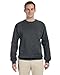 Jerzees mens 8 oz. 50/50 NuBlend Fleece Crew(562)-CHARCOAL GREY-L