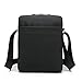 CoolBELL 10.6 Inches Shoulder Bag Oxford Cloth Messenger Bag iPad Carrying Case Functional Hand Bag Briefcase with Adjustable Strap for Tablet/iPad/Men/Women/College/Teens (Black)