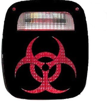 Jeep Wrangler TJ Model BIOHAZRD Tail Light Guards