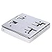 Amarine Made Bigger Stainless Steel Adjustable Folding Drink Holders Marine Boat Caravan car for Mug Cup up to Dia 3-3/8