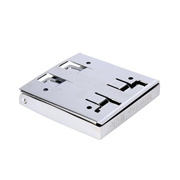 YaeMarine-Bigger-Stainless-Steel-Adjustable-Folding-Drink-Holders-Marineboatcaravancar-for-Mug-Cup-up-to-Dia-3-38