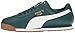 PUMA Men's Roma Basic GLD Sneaker, Deep Teal White, 9 M US