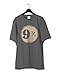 Revel Shore King's Cross Station Between Platforms Nine and Ten Wizard T-Shirt (Large, Charcoal)