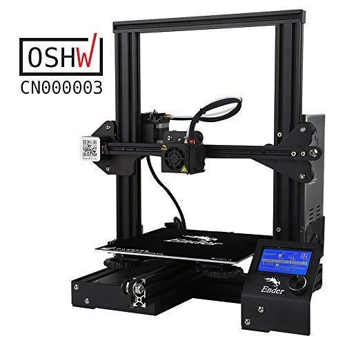 Ender 3 Creality 3D Printer Aluminum V-Slot Prusa I3 DIY Kits with Resume Printing 220x220x250mm for Home and School Use