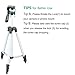 50 Inch Phone Tripod, Aluminum Camera Tripod for iPhone with Universal Tripod Phone Mount, Carrying Bag Included