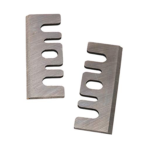 2Pcs 3-1/4 Inch High Speed Steel Electric Planer Spare Blades Knives Replacement for Hitachi F20A Wood Cutting Tool 82x29x3mm