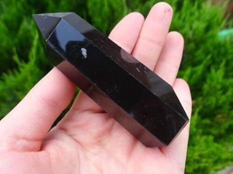 Black Obsidian Prism Style 6-sided 