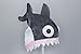 Jacobson Hat Company Women's Light-Up Shark Hat, Gray, Adult
