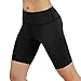 ODODOS Women's Smocked Waist Yoga Shorts, Shirred High Waist Tummy Control Running Workout Biker Shorts-9
