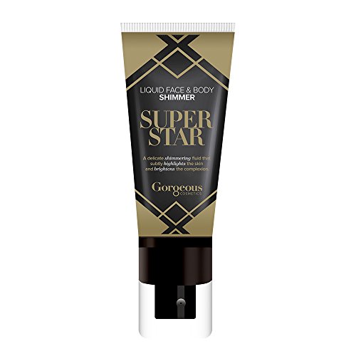 Gorgeous Cosmetics Superstar Liquid Face and Body Shimmer, Face and Body Liquid Luminizer and Highlighter, Shade Gold Dust - Thumbnail 5