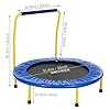 ANCHEER-Trampolin-Kinder-36-Inch-Mini-Trampolin-fuer-DrinnenKlappbar-Fitness-Kindertrampolin-IndoorKind-Minitrampolin-mit-Haltegriffmit-Haltegriff-Belastung-Bis-75kg