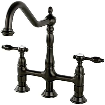 Kingston Brass KS1275TAL Tudor 8 Inch Center Kitchen ...