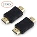 YOQXHY HDMI Adapter,HDMI Male to Male Coupler Extender Connector for HDTV 1080P HDMI Cable Extension Converter,(2-Pack) primary