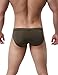 Ekouaer Men's Ice Silk Low Rise Sexy Bikinis and Briefs 4 Pack