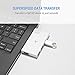MAKETECH Ultra Slim Aluminum 4 Port Rotatable USB 3.0 Hub with Swiveling Connector for Mircosoft Surface, MacBook, Ultrabook and Laptop (Silver)