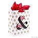 Hallmark Large Valentine's Day Gift Bag with Tissue Paper (You & Me On Dots)