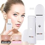 Skin Scrubber, LOZAYI Portable Exfoliator/Blackhead Remover Face Skin Spatula,Cutin Peeling instrument, Comedones Extractor Pimple Cleanser Rechargeable for Pore Deep Cleansing and Facial Lifting Tool