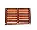 Teak Bath Floor Shower Mat - Solid OR Foldable - Indoor/Outdoor Anti-Slip - Hand Made Eco Friendly Premium Teak Wood - Luxury Shower Spa Mat by Maxtir (Natural Teak Solid Mat, 21