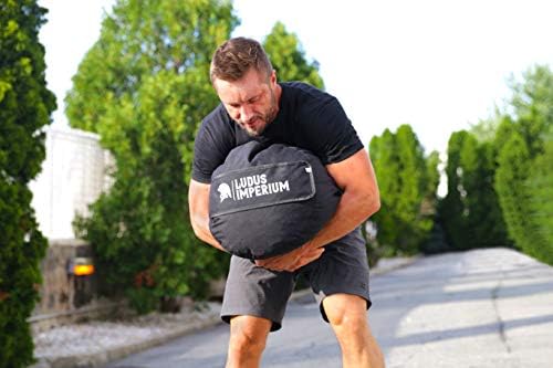 strongman sandbag training