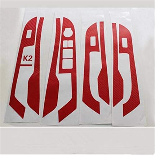 Car Carbon Fiber Stickers Door Panel armrest Sticker,auto Accessories for KIA Rio k2