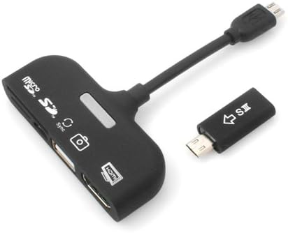 System-S 5-in-1 HDMI OTG Connection Adapter Set Kit for Samsung Galaxy S4 / Galaxy Note 3 (Micro USB MHL 2.0)