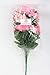Admired By Nature Spring Bush Artificial Hydrangea Flowers, Pink-Lily