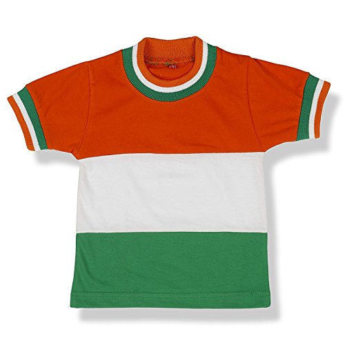 tricolor dress for baby boy