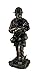Resin Statues Firefighter Carrying Child Metallic Bronze Statue 11 Inches Tall 5 X 11 X 4.5 Inches Bronze