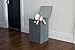 JJ Cole Heather Laundry Hamper, Slate