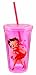 Vandor 10651 Betty Boop 18 oz Acrylic Travel Cup with Llid and Straw, Pink
