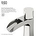 VIGO Paloma 7'' H Single Handle Single-Hole Bathroom Faucet in Brushed Nickel-VG01041BN