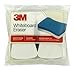3M Whiteboard Eraser for Whiteboards, 2-Pack, White/Blue (581-WBE) primary