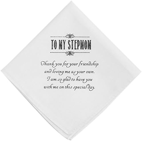 WishpromFather Of The Bride Handkerchief Gifts Wedding Gift From Daughter, White Handkerchiefs For Bridal's Father
