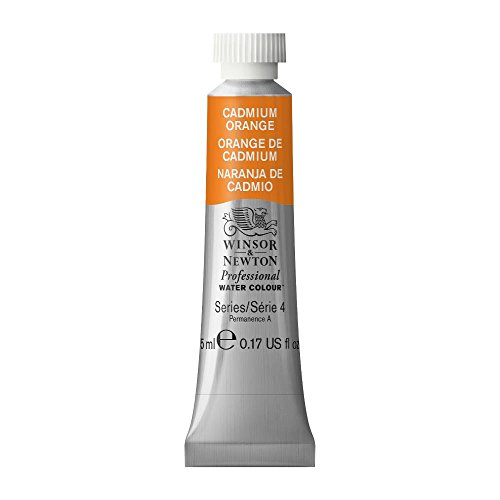 Winsor & Newton Professional Water Color Tube, 5ml, Cadmium Orange