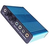 External Sound Card 5.1 Surround USB Powered Laptop Notebook PC Audio Adapter