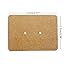 Honbay 200pcs Kraft Paper Earring Display Earring Tags Ear Stud Card