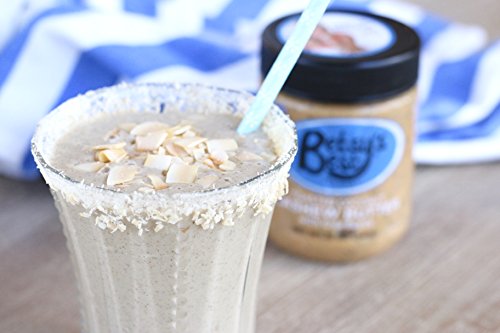Gourmet Toasted Coconut Cashew Butter by Betsy's Best - Non-GMO - Toasted Coconut, Chia Seeds, Organic Stevia & Demerara Sugar, Vegan Friendly, Best Tasting Nut Butter for Kids Snacks - Thumbnail 2