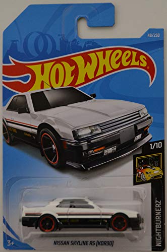 Hot Wheels 2019 Nightburnerz Nissan Skyline RS (KDR30) 48/250, White