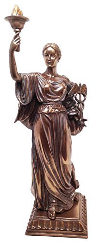Ebros Greek Roman Goddess of Health And Medicine Hygiea Statue Hygeia Figurine Daughter Of Asclepius Epione For Physicians Doctors And Health Care Proffesionals
