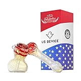 Glass Water Hammer Bub Amber 6 Inch Smoking Device